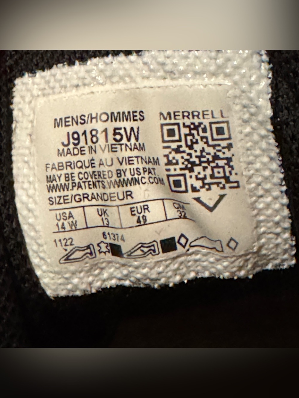 14Wide Merrell Moab 3 Waterproof Mid Hiking Boot - Picture 3 of 6